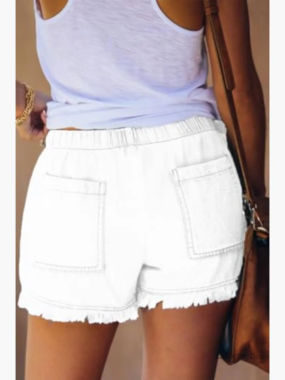 Lightweight Baggy Hot Pants Elastic Waist Drawstring Comfy Shorts